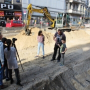 Filmdreh auf der Baustelle