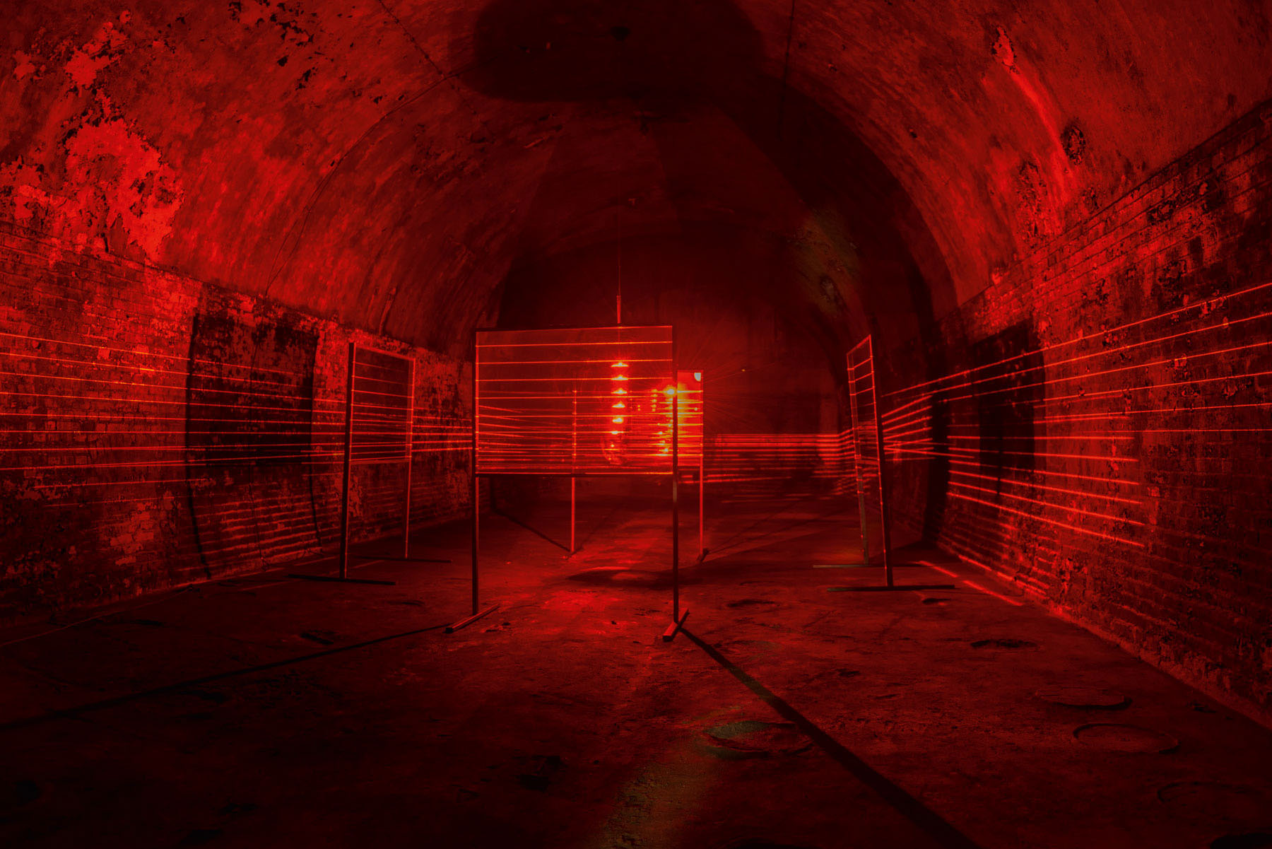 "Establishment", Lichtinstallation von Marc Klee.