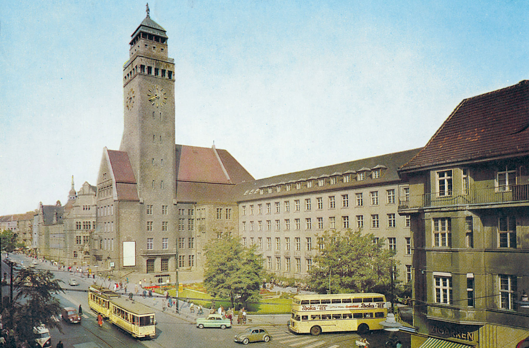 Historisches Foto Rathaus Neukölln