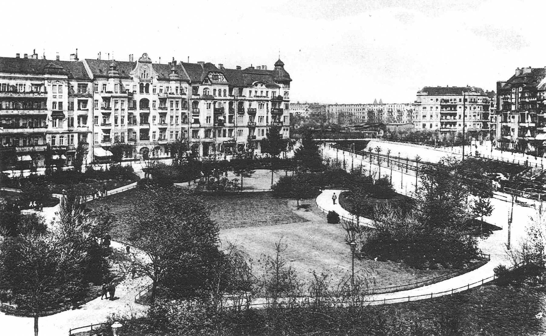 kms-sonne_Weichselplatz1910-2 Historisches Foto Weichselplatz