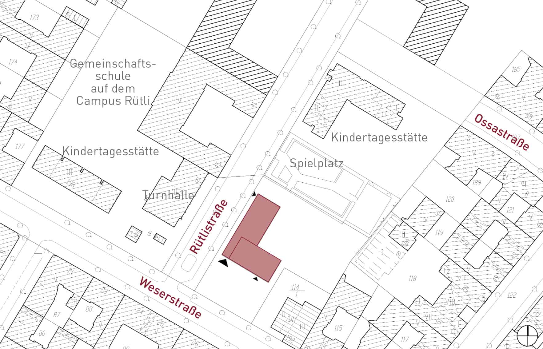 Lageplan Manege