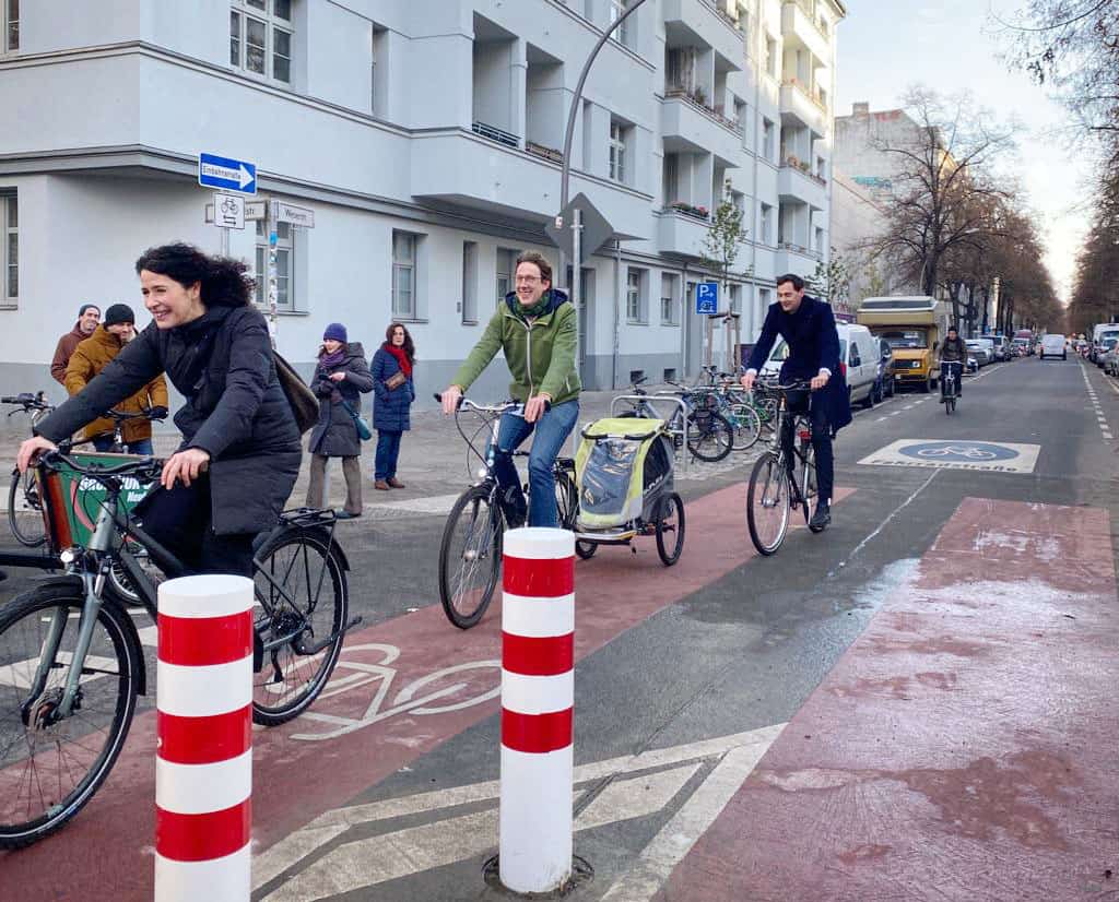 Fahrradstraße Weserstraße: 1. Bauabschnitt fertiggestellt