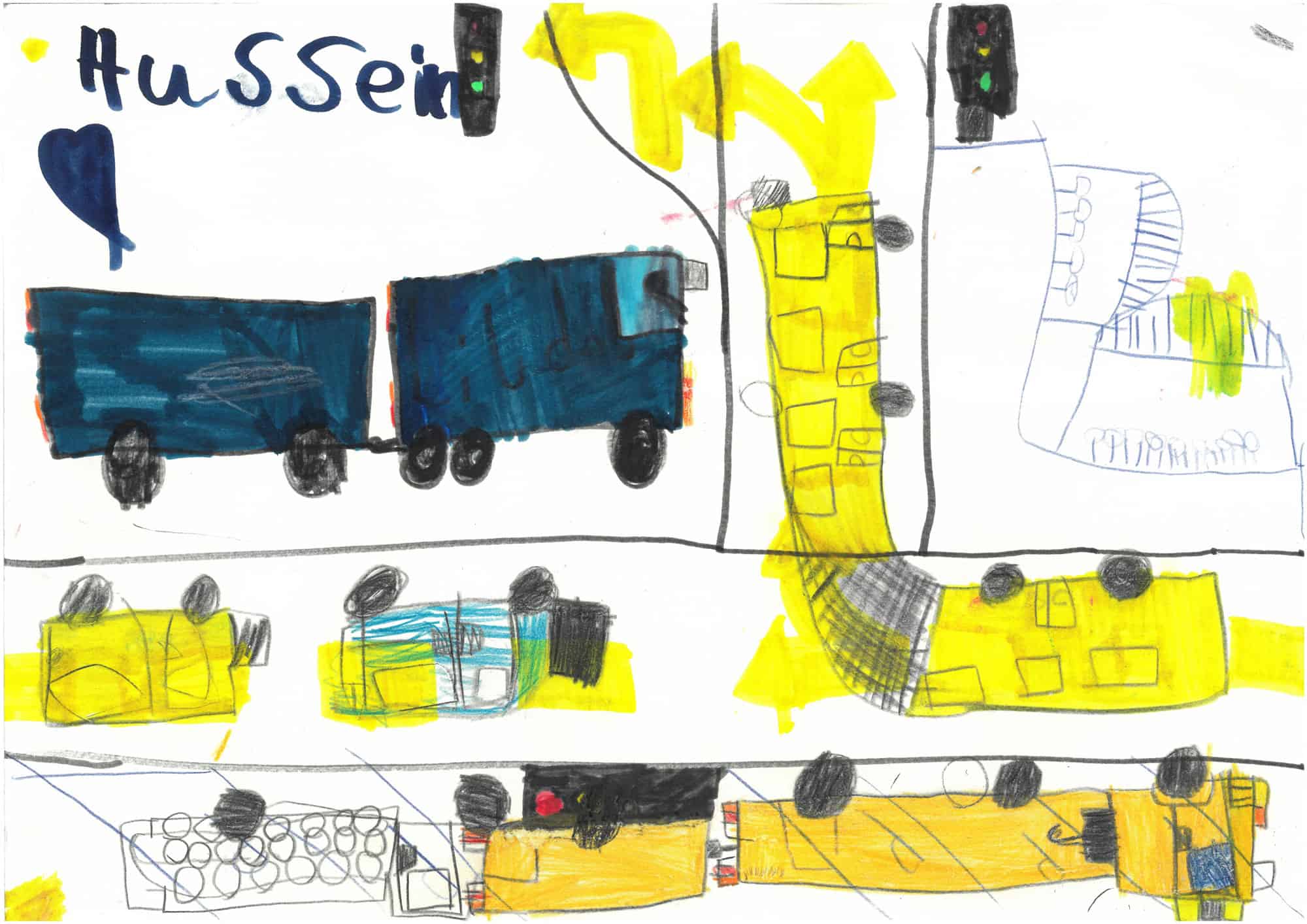 Kunstwerk „Meine Straße“