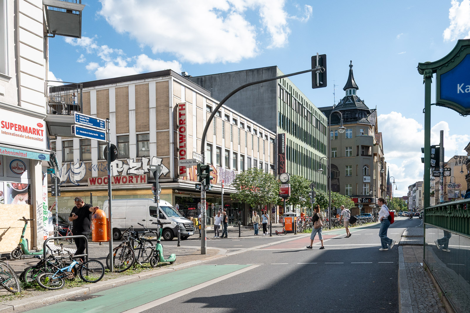 Karl-Marx-Straße nach der Sanierung