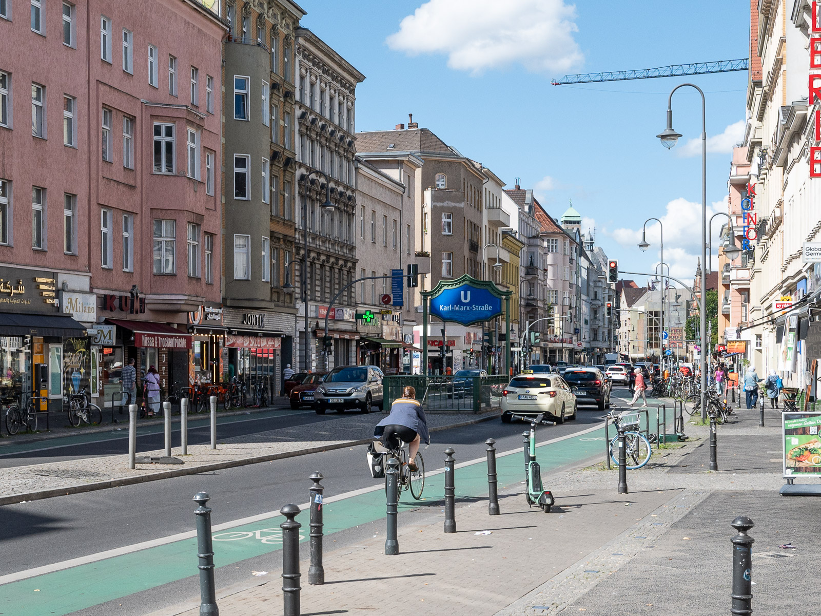 Karl-Marx-Straße nach der Sanierung