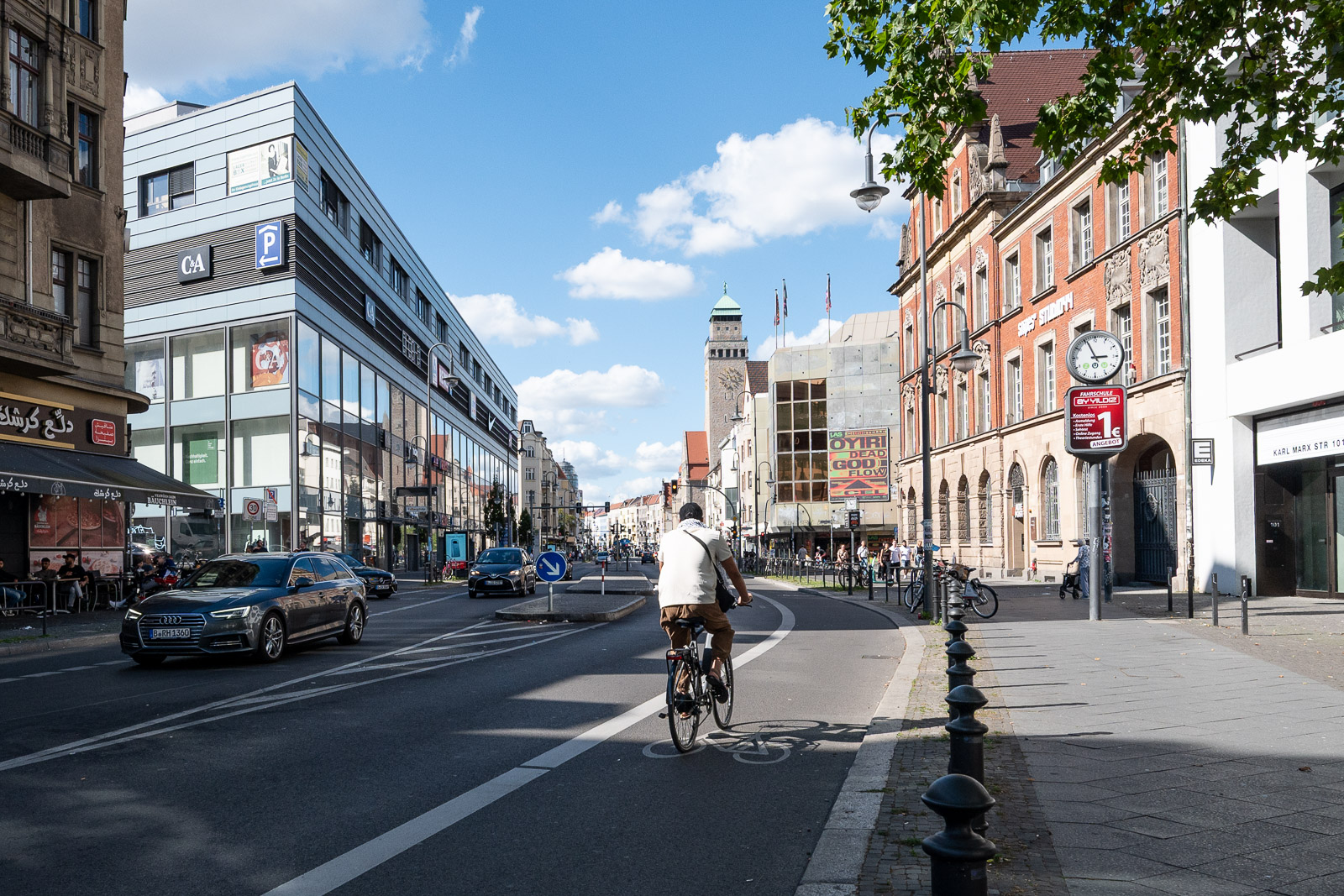 Karl-Marx-Straße nach der Sanierung