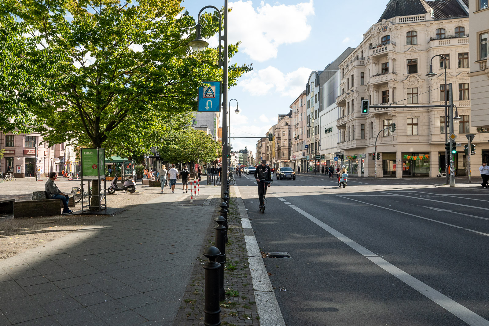 Karl-Marx-Straße nach der Sanierung